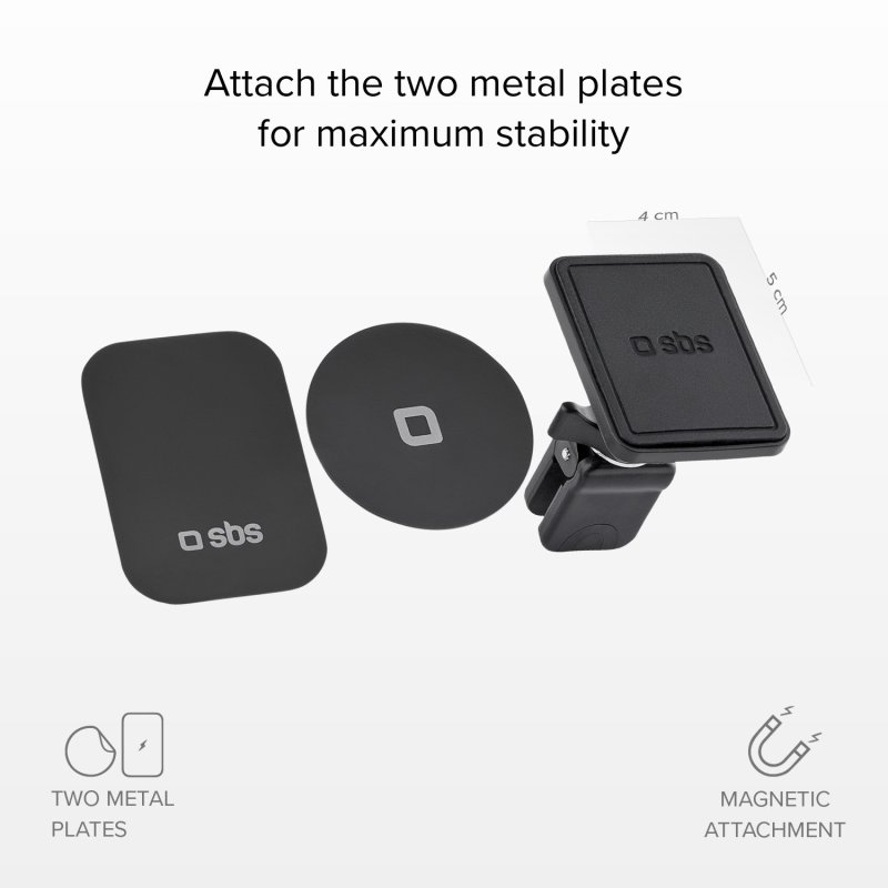 Magnetic car smartphone holder