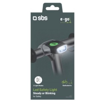 LED safety light for bicycles, scooters and Segways