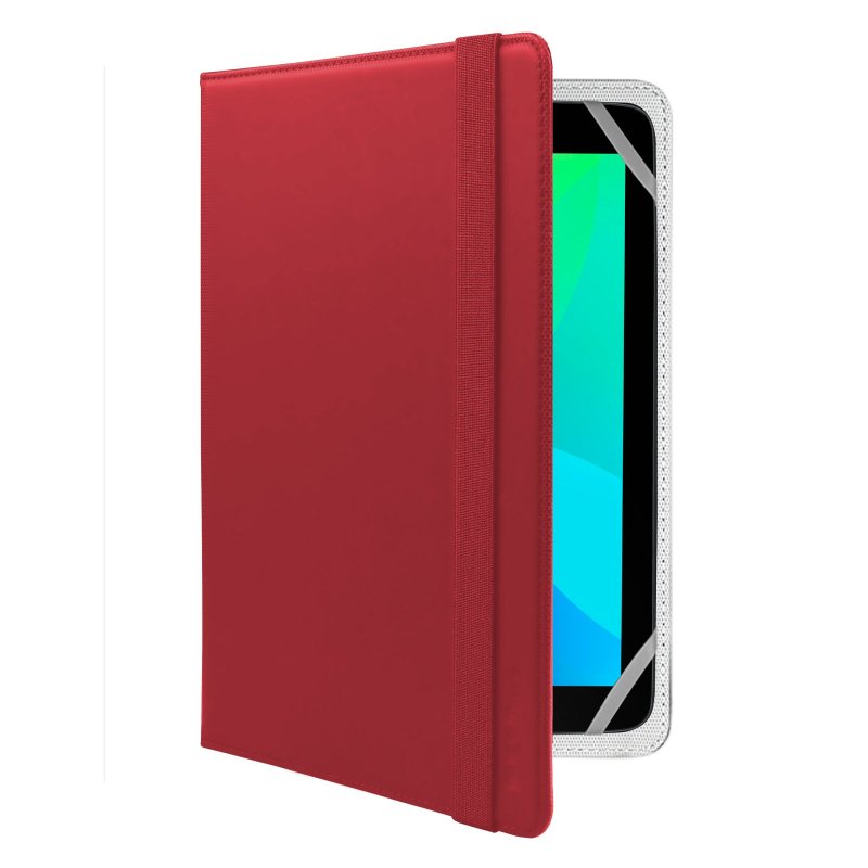 SBS Custodia a Libro universale con funzione Stand per Tablet 8'' Rosso