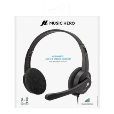 Wired headset with adjustable microphone