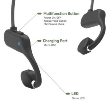 Wireless Earphones with Air Conduction System