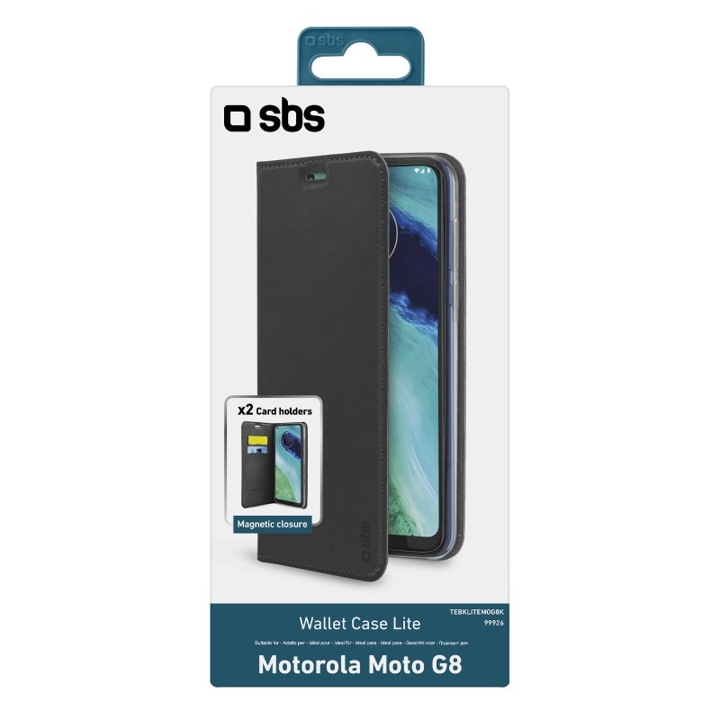 Book Wallet Lite Case for Motorola Moto G8