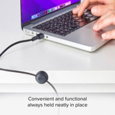 USB to USB-C cable with magnetic holder