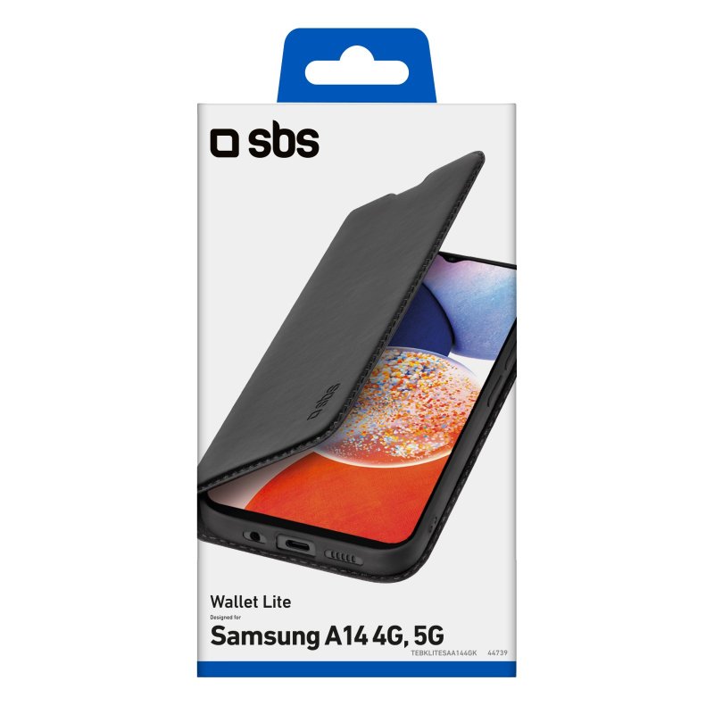 Custodia Book con tasche portatessere per Samsung Galaxy A14 4G/5G