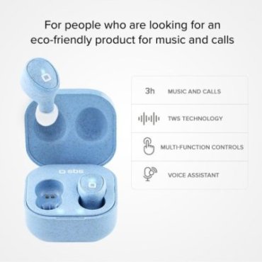 Wireless TWS eco-friendly earphones