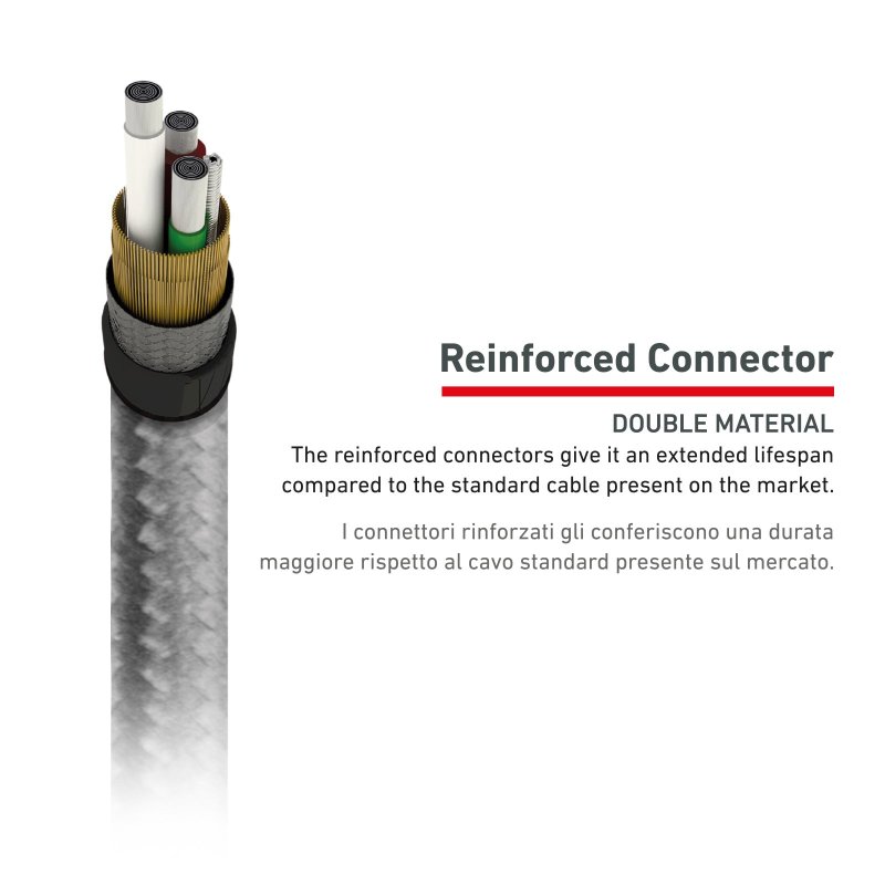 Ultra-durable aramid fibre USB - Lightning cable