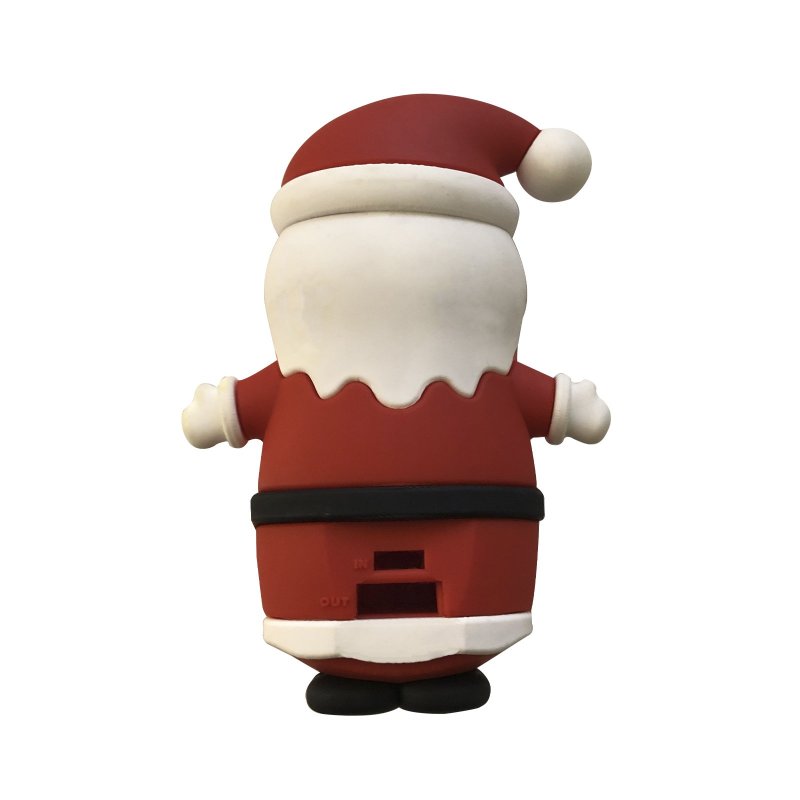 Christmas power bank with Santa Claus design