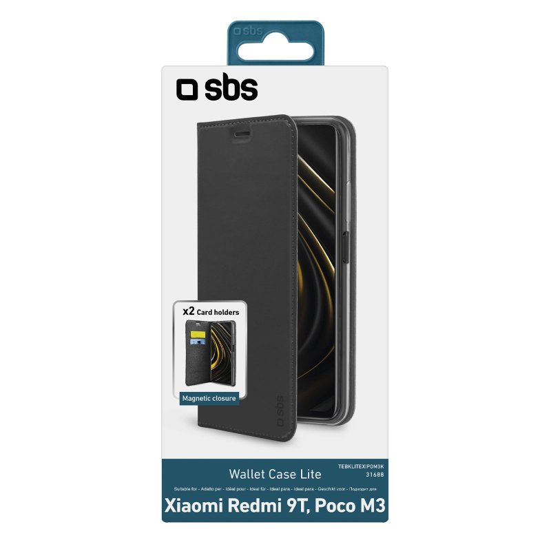 Custodia Book Wallet Lite per Xiaomi Poco M3/Redmi 9T