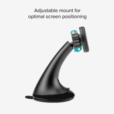 Magnetic car holder with Wide Line suction cup