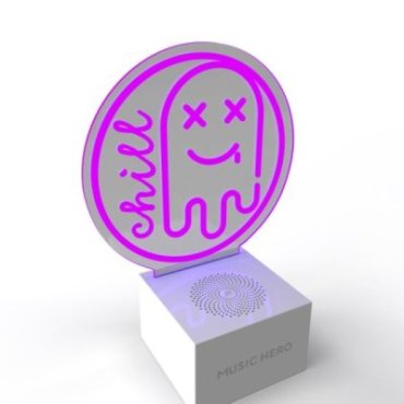Neon: wireless speaker with LED lights