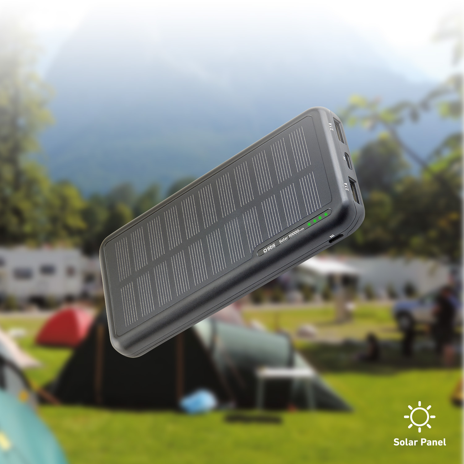 Esta nevera para acampadas se alimenta con energía solar y también carga tu  móvil