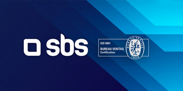 SBS S.p.A OTTIENE LA CERTIFICAZIONE ISO 9001:2015