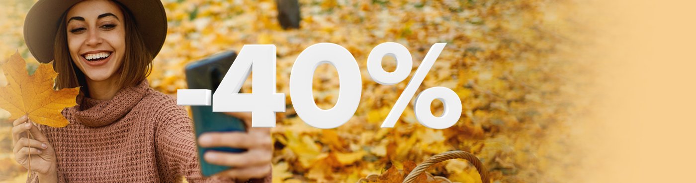 Venta de otoño -40%
