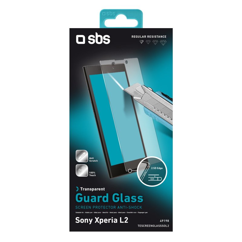 Glass screen protector for Sony Xperia L2