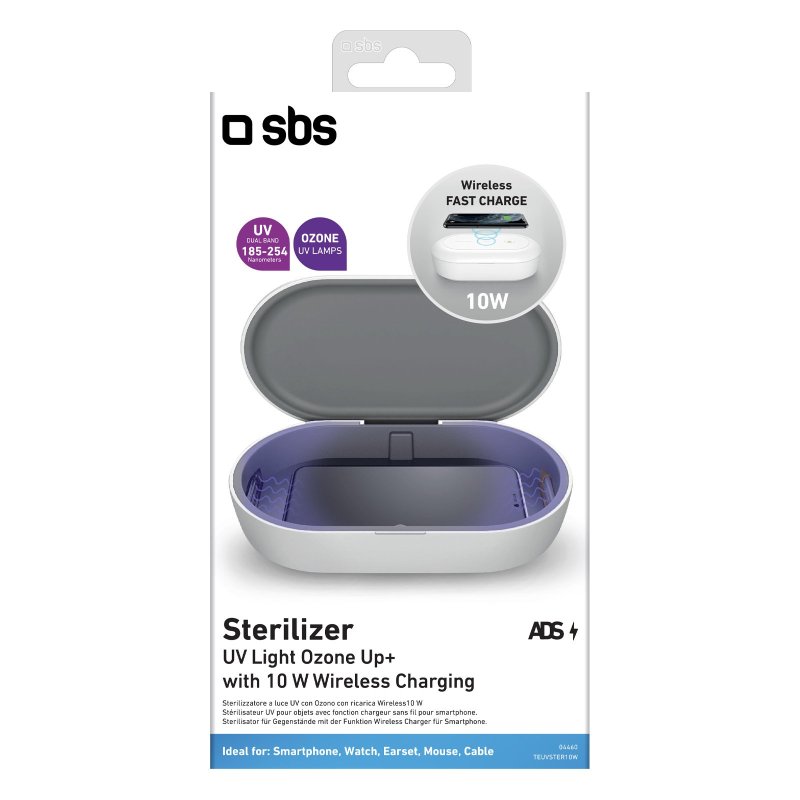 UV Steriliser with ozone and 10W wireless charging