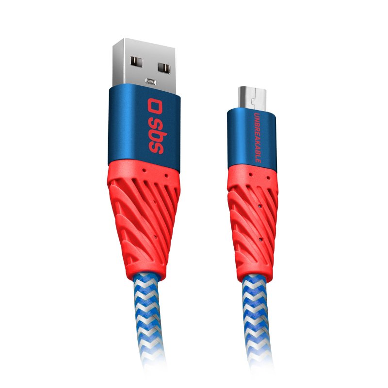 USB 2.0 Aramid Fibre Reflective Cable - Micro USB
