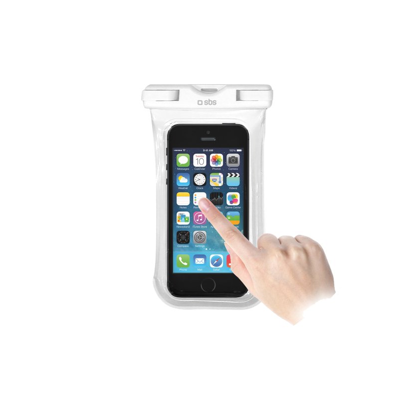 Case waterproof for smartphone up to 5.5\"