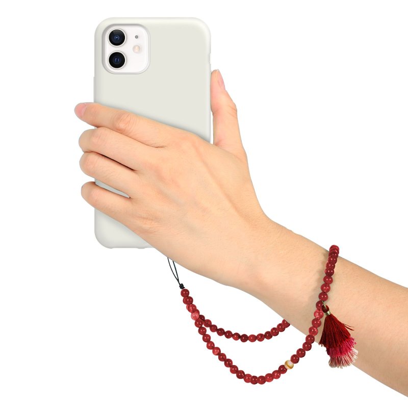 Beads - Beaded wrist charm strap for smartphone