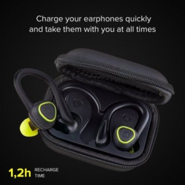 TWS Sport Races earphones with ear hooks