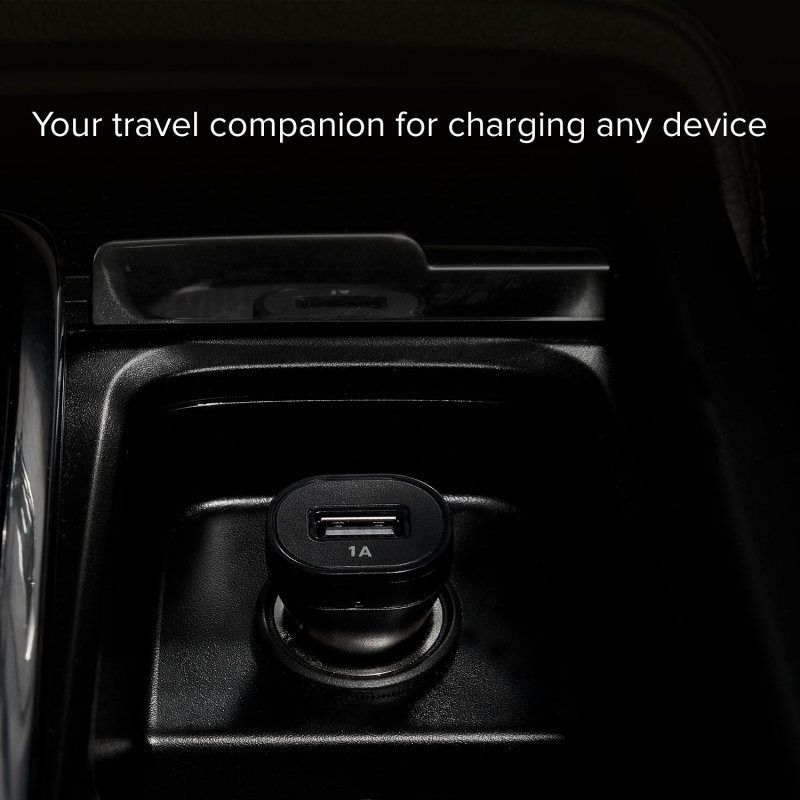 Car charger with 1A USB
