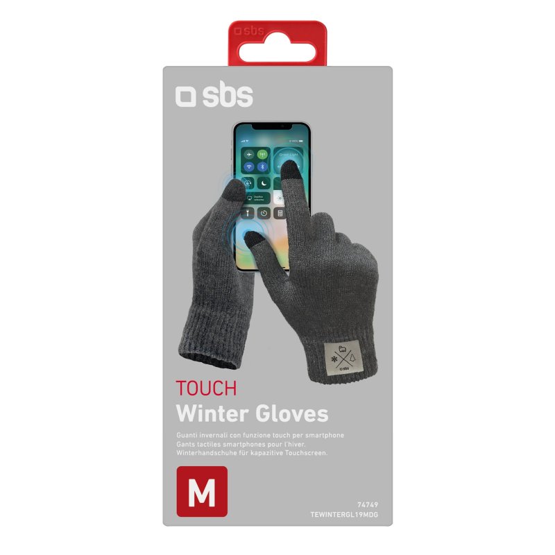 Winter touch-screen gloves size M