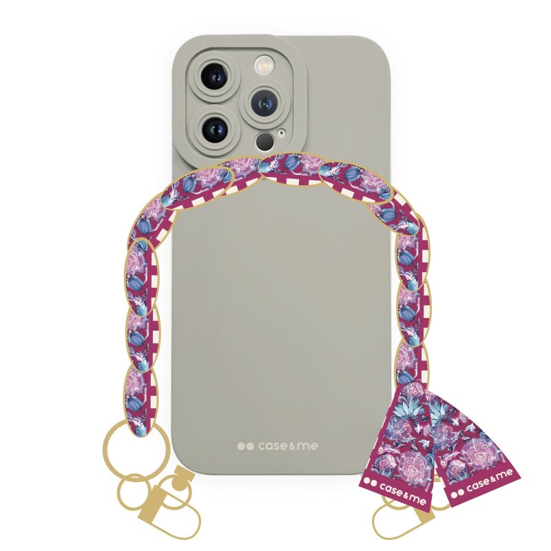 Coque à collier avec foulard pour iPhone 13 Pro