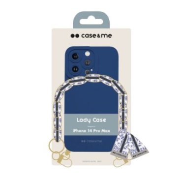 iPhone 14 Pro Max cover with wrist chain and foulard