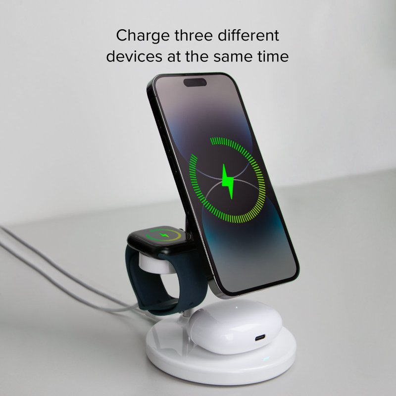 Station de charge magnétique sans fil 5 en 1 pour iPhone - Apple