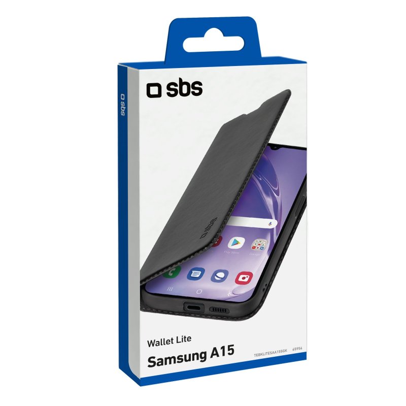 Etui avec poches de rangement pour Samsung Galaxy A15