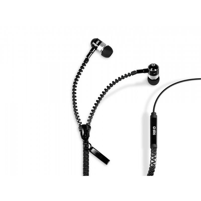 Earset wired stereo Zip, jack 3,5 mm with microphone and answer button
