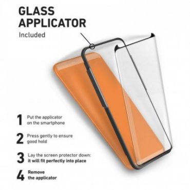 Full Glue glass screen protector with applicator for Samsung Galaxy S9