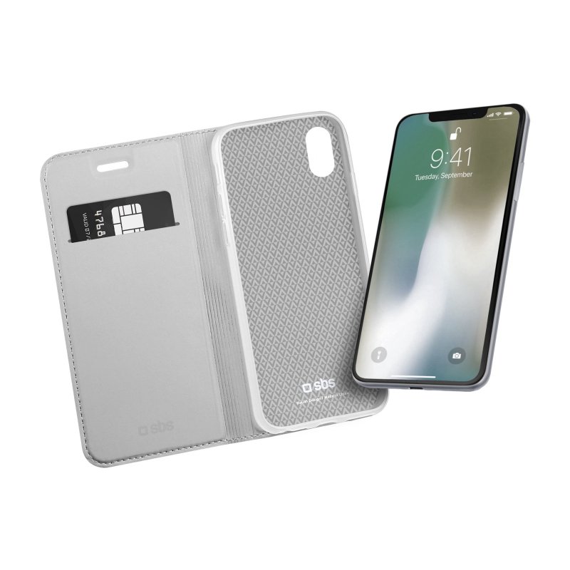 Book case with stand function for iPhone XS/X