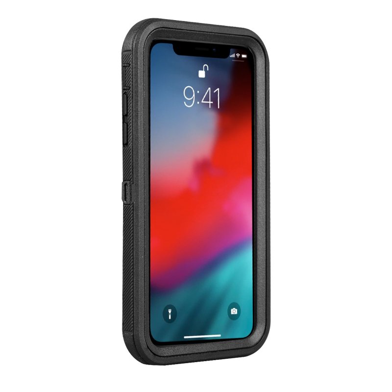 Durable cover with screen protector for iPhone XR