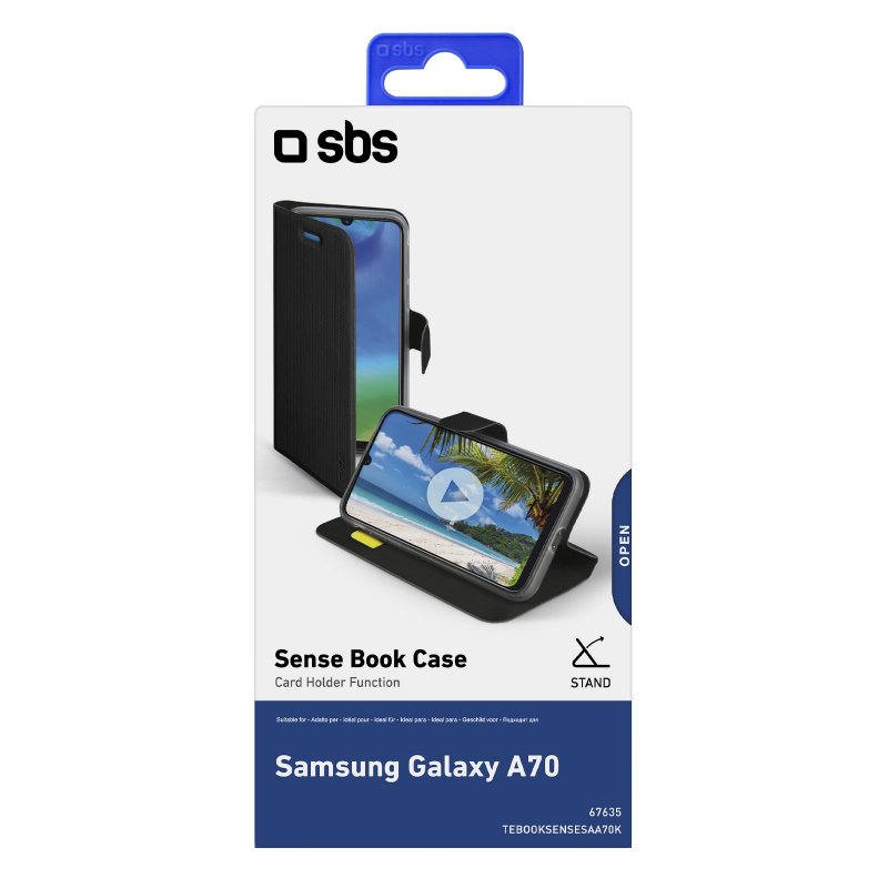 Samsung Galaxy A70 Book Sense case