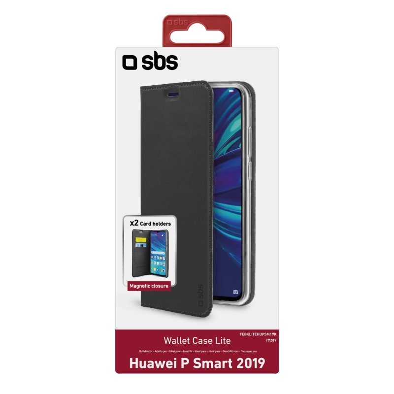 Book Wallet Lite Case for Huawei P Smart 2019