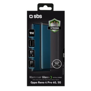 4D Full Glass screen protector for Oppo Reno 4 Pro 4G/5G