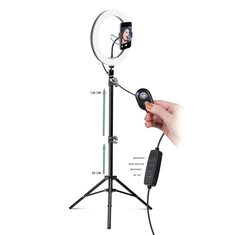 Selfie Ring Light with extendable tripod