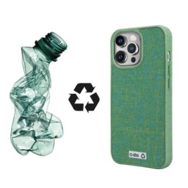 Rigid colourful cover in recycled plastic R-PET for iPhone 13 Pro Max