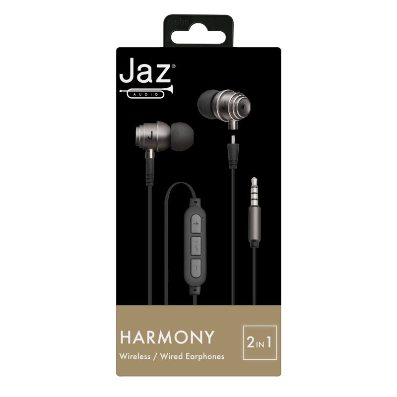 Harmony Stereo Earphones - Wireless and Wired