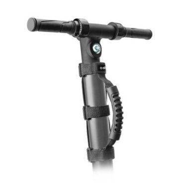Stand with handle for scooters and folding bikes