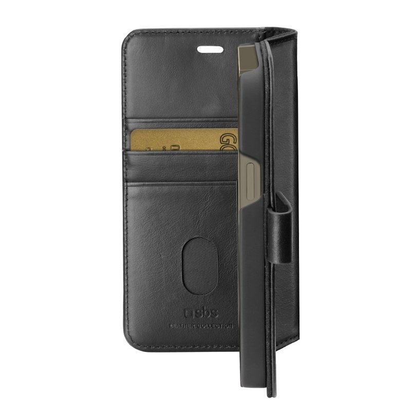 Genuine leather book case for iPhone 14 Pro