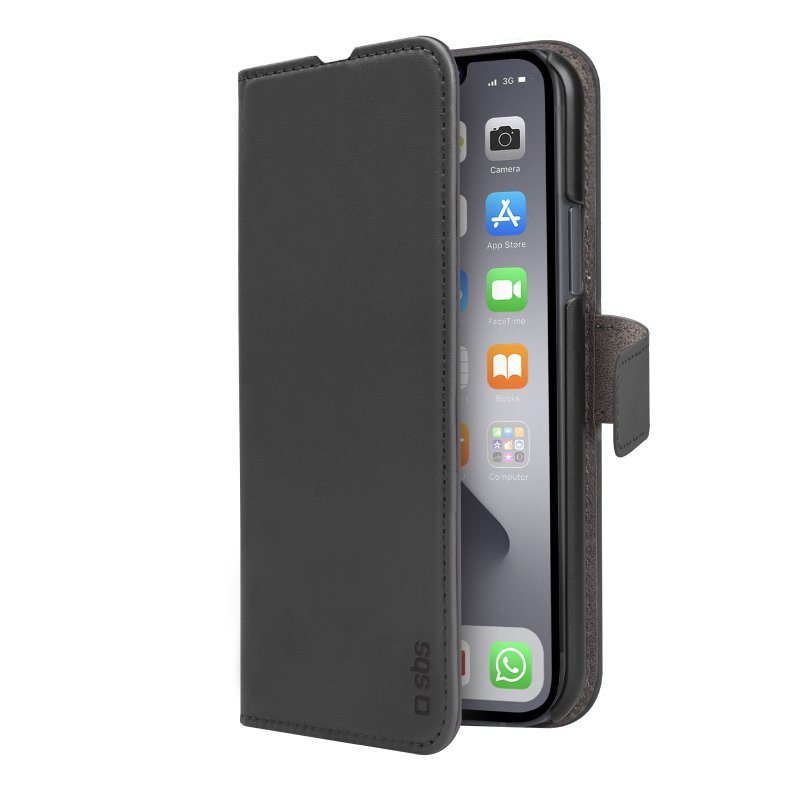 Book Wallet Case with stand function for iPhone 14/13