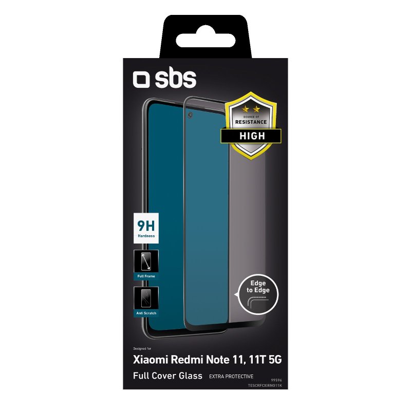 Protector Cool Cristal Templado 3D Black para Xiaomi Redmi Note 10 / Note  10S / Note 11 / Note 11S - 8434847053363