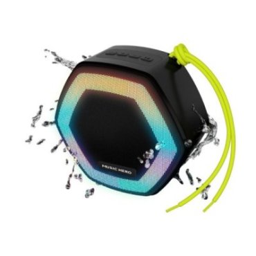 IBIZA 5W wireless speaker with multi-coloured LEDs