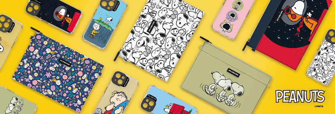 PARTNERSHIP WITH PEANUTS: CO-BRANDING ACCESSORY WITH SNOOPY AND HIS FRIENDS