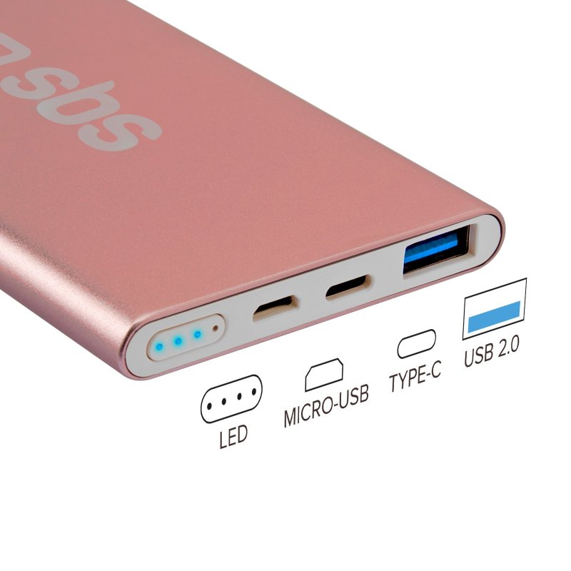 Fast charge 5000mAh Power bank - Gold Collection