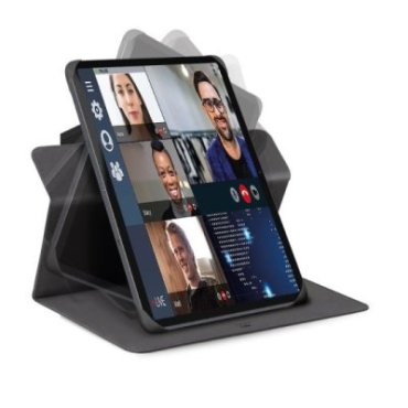 All-purpose rotating book case for tablet up to 11\"