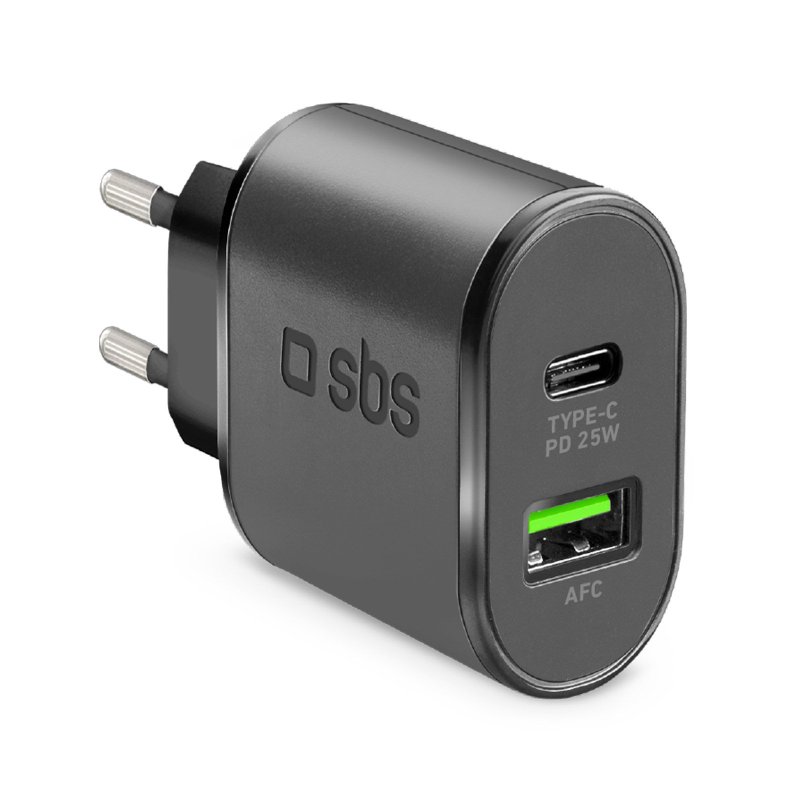 25W wall charger for smartphones and tablets