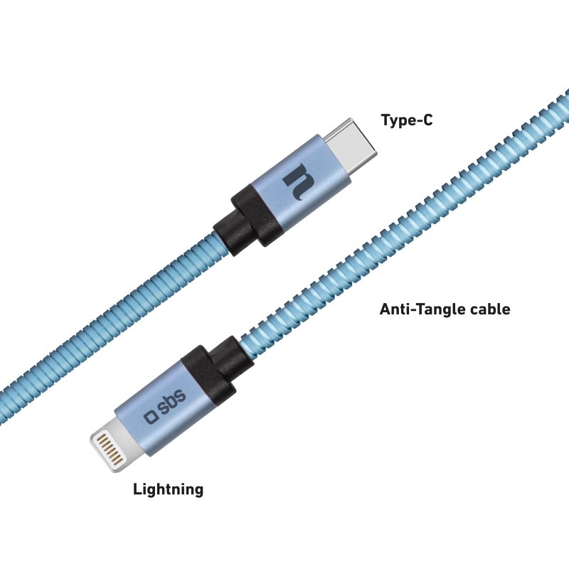 Taormina Lightning/Type-C data and charging cable