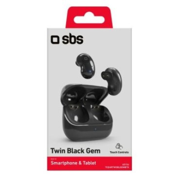 Twin Black Gem - TWS semi-ear earbuds